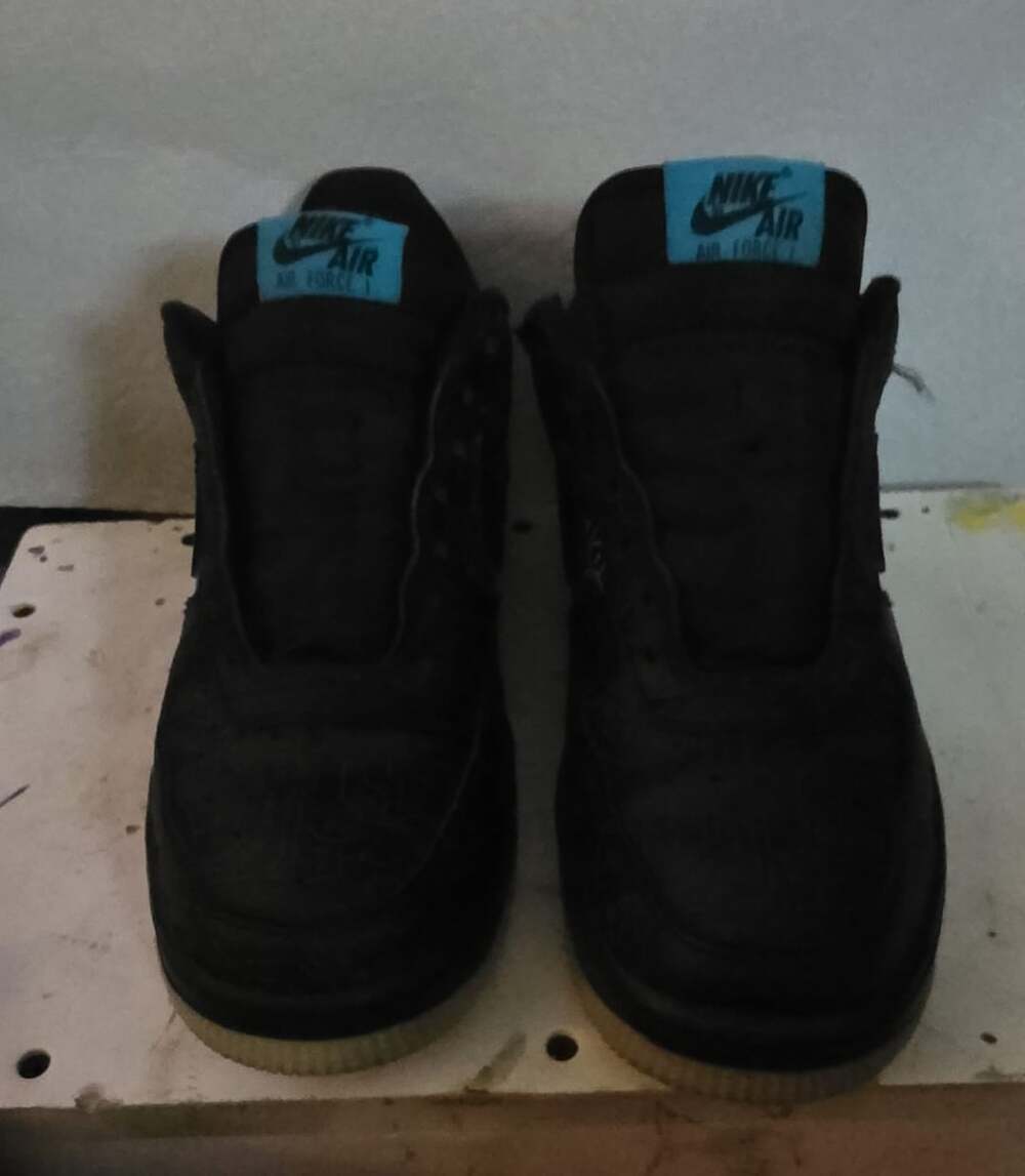 Nike Air Force 1 Low Space Jam DH5354-001 Size 6 Black Computer Chip